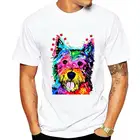 Красочная футболка для щенка, собаки, собаки