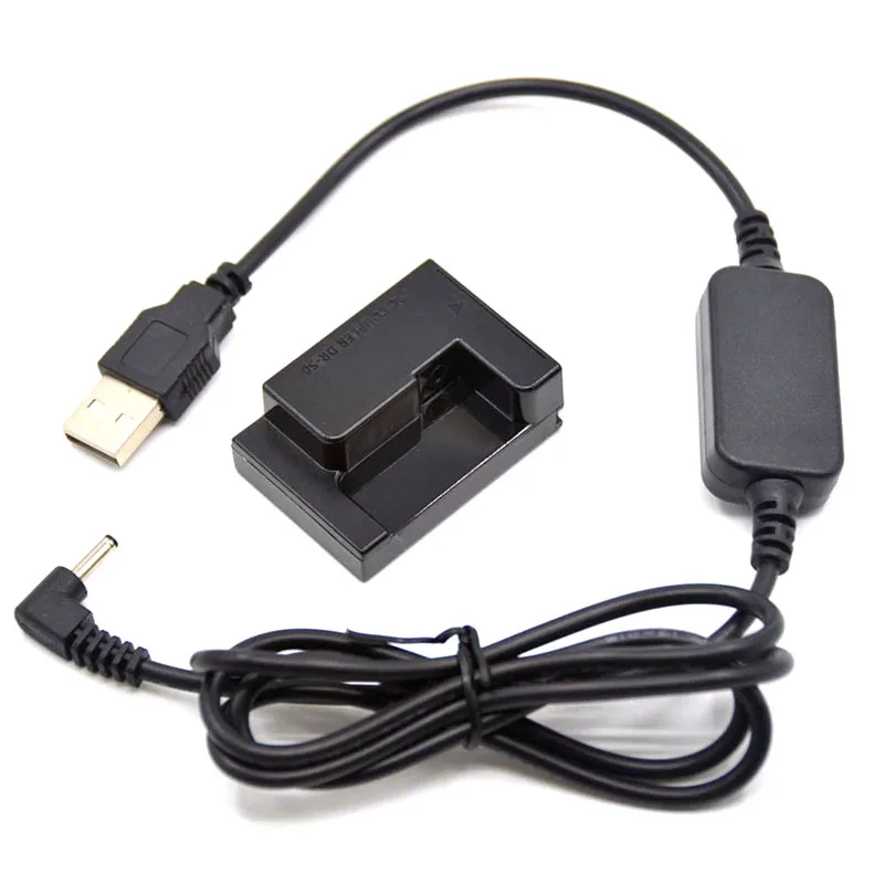 Внешний аккумулятор 5 В USB-Кабель-адаптер + соединитель DR-50 постоянного тока