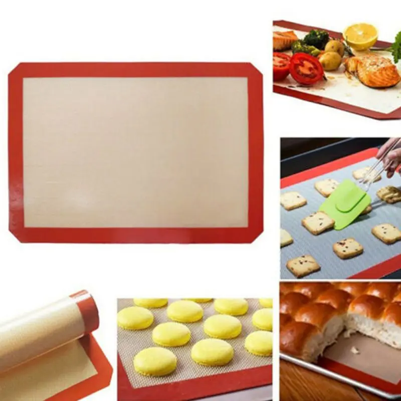 1pcs Silicone Baking Mat Pizza Dough Maker Pastry Kitchen Gadgets Cooking Tools Utensils Bakeware Kneading Accessories S/M/L images - 6