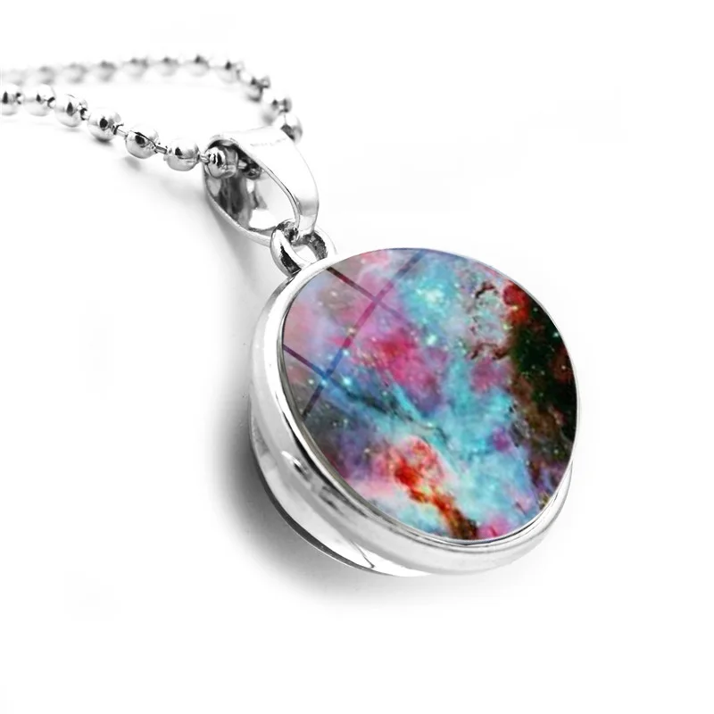 Мужское двухстороннее ожерелье с подвеской в виде стеклянного шара | Украшения и