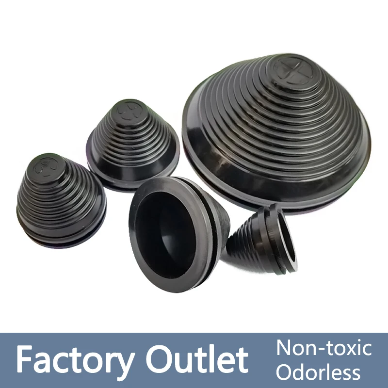 1 шт. резиновые колпачки для отверстий в проволоке заглушки черное Коническое