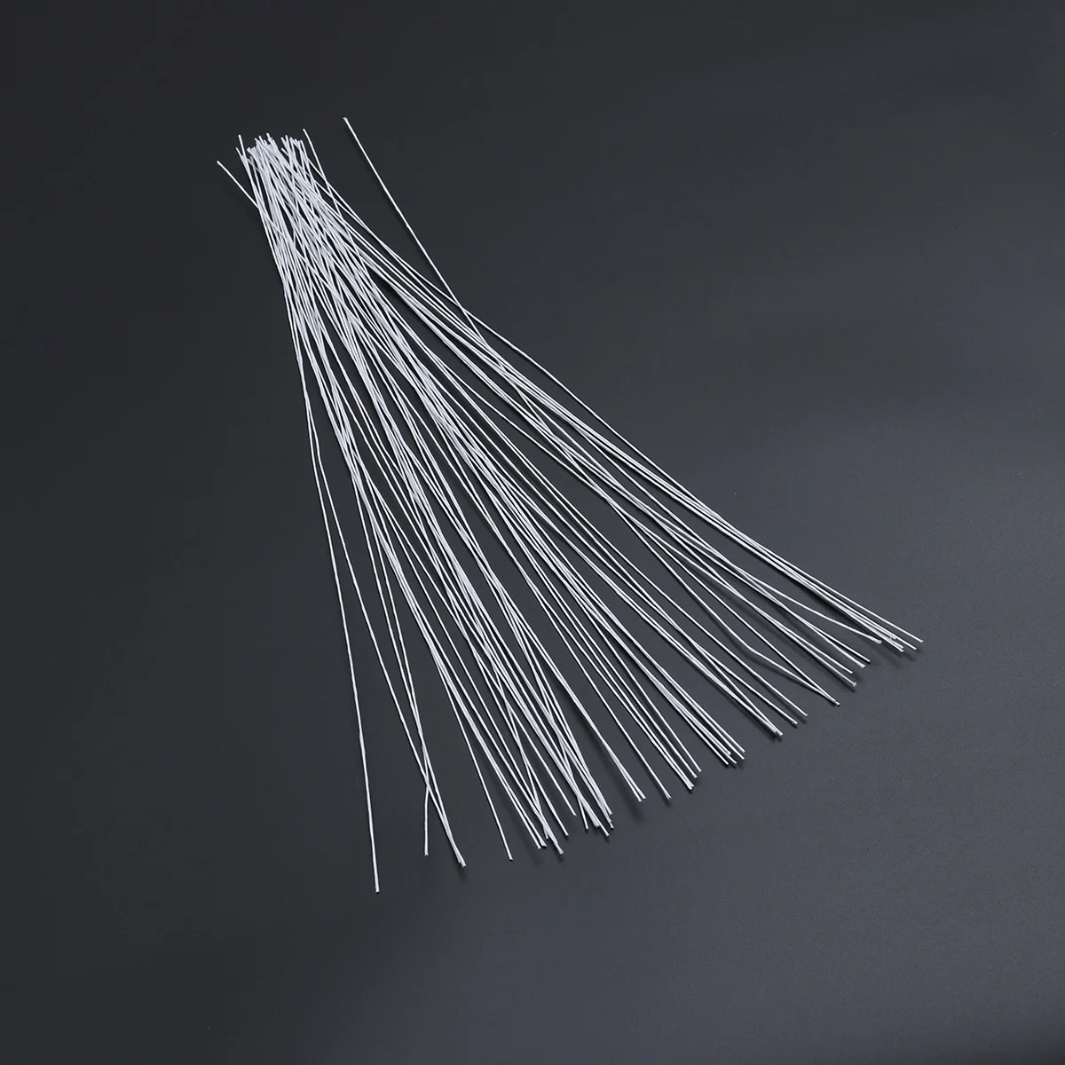 50pcs 24 Gauge White Floral Wire Stem Handmade Artificial Flower Arrangement Supplies for DIY Craft | Дом и сад