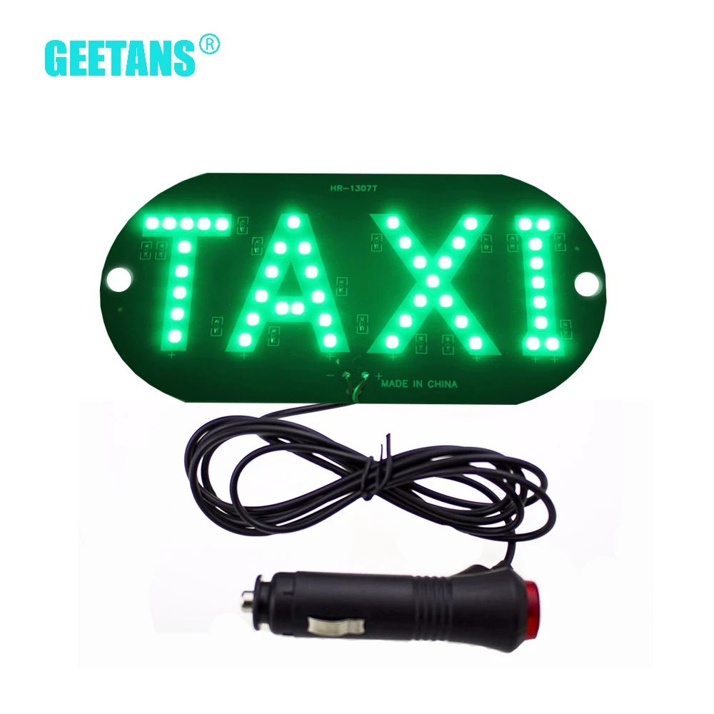 GEETANS 1 шт./лот 12 в такси светодиодный автомобильный индикатор для лобового стекла