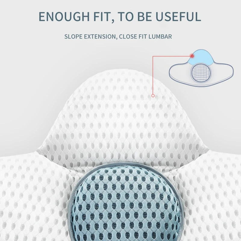 

3D Waist Pillow Bed Lumbar Pillow Sleep Heating Electric Massage Waist Pad Household Waist Pillow