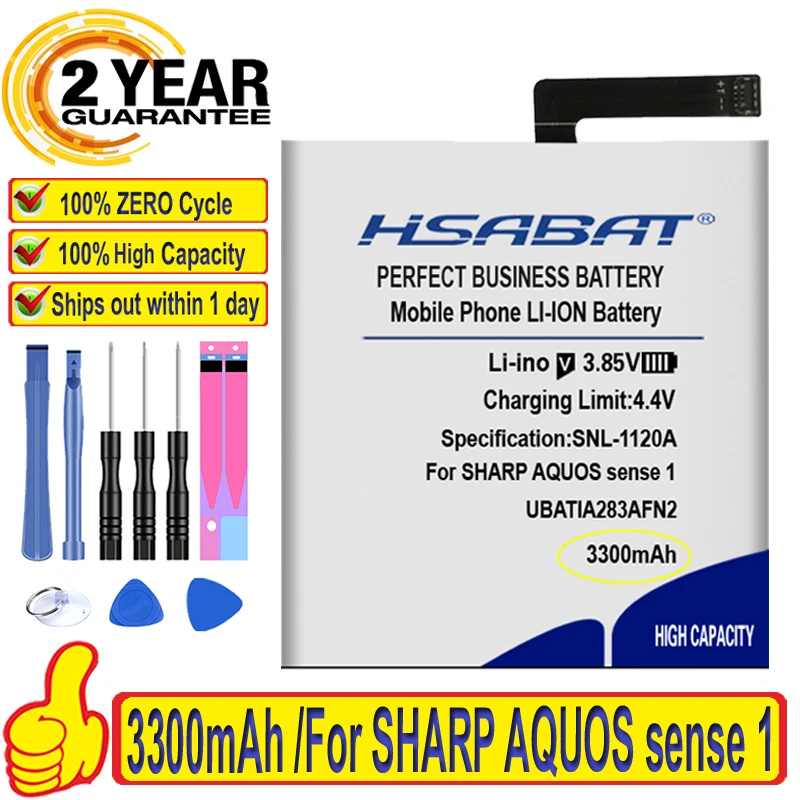 Топ бренд 100% новинка 3300 мач UBATIA283AFN2 батарея для SHARP AQUOS sense 1ICP5/63/62 батареи +
