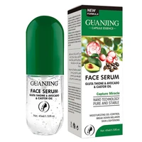 45ml face serum glutathione milk fruit castor oil capsule bottles facial essence stock solution hydrating moisturizing