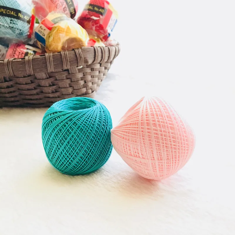 89 м мерсеризованная хлопчатобумажная кружевная нить 38 однотонных нитей для