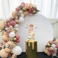 100pcs bean paste macaron white party decoration balloons garland arch kit metallic gold ballon decorations backdrop baby shower