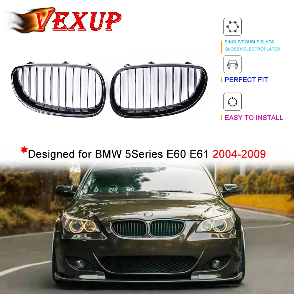 Решетки передние гоночные для BMW E60 E61 5 Series M5 520i 535i 550i 2004-2009 1 пара - купить по