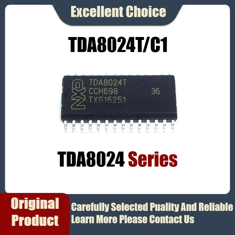 10-100 шт./лот оригинальный аутентичный TDA8024T/C1 ПАКЕТ SOP-28 SMD интерфейс интегральная схема интерфейсный чип IC TDA8024T TDA8024