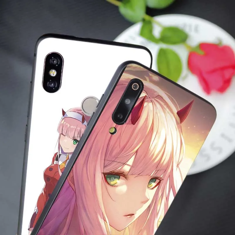 Милый чехол two darling in the franxx для samsung galaxy a50 a70 a30 a40 a20 s8 s9 s10 plus Прозрачный мягкий
