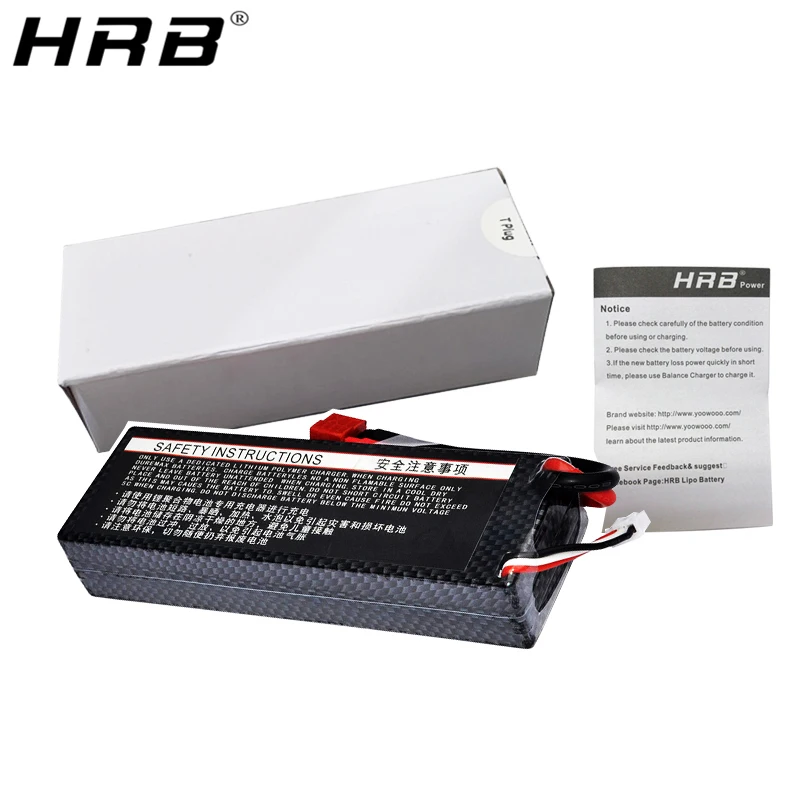 2 шт аккумулятор hrb lipo 2s 6000 мач 74 в 60c же