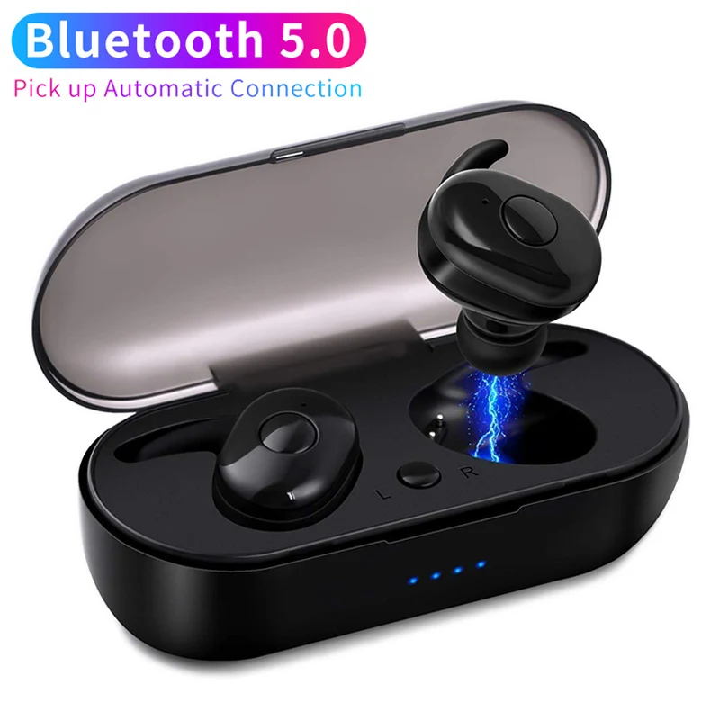 

Tws Bluetooth Earphone Mini Stereo Earbuds With Microphone Charging Box BT 5.0 Portable Twins True Wireless Sport Headset