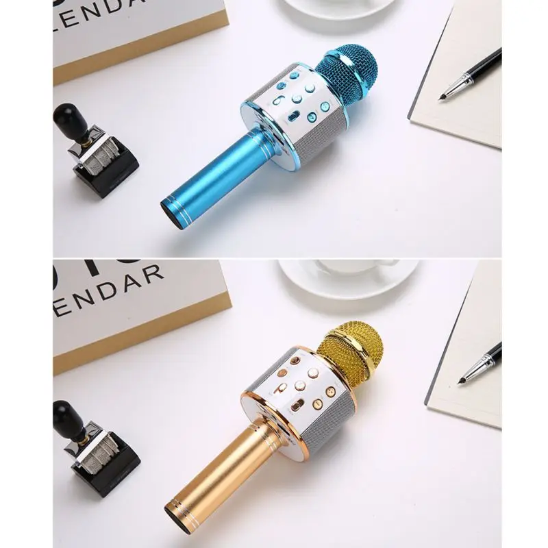 Беспроводной микрофон профессиональный караоке Bluetooth KTV музыкальный плеер для