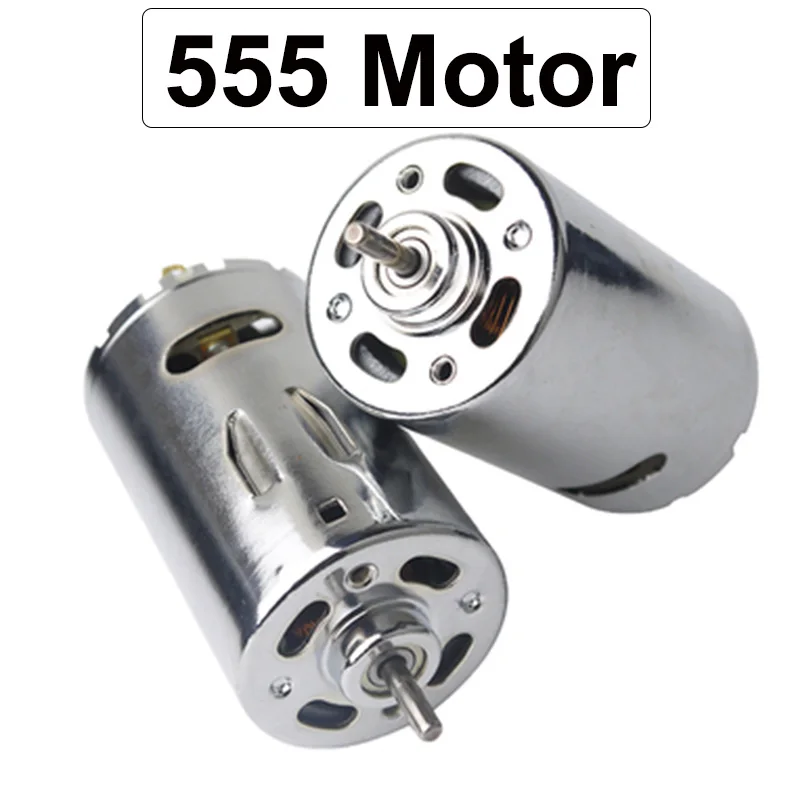 12V 24V Электрический микро высокоскоростной мотор постоянного тока 50W 6000/12000/24000 об/мин двойной шарикоподшипник встроенный вентилятор охлаждения для электрического Dril