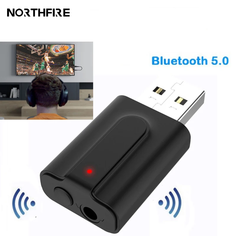 KISSCASE 2 в 1 bluetooth адаптер приемник USB мини беспроводной передатчик для динамиков