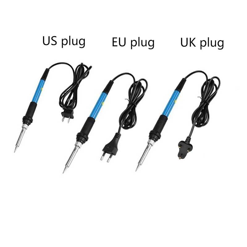 60 Вт Электрический паяльник с регулируемой температурой мини ручка карандаш