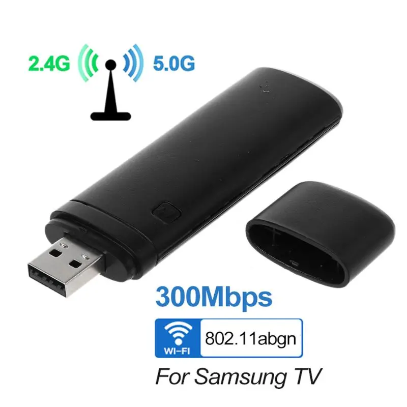 RaLink RT3572 2,4 GHz/5,0 GHz 300Mbps WiFi USB адаптер беспроводной WiFi адаптер с внутренней антенной для телевизоров Samsung Windows 7/8/10