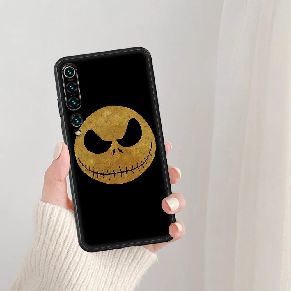 

Hot Jack skellington Fashion Silicone Phone Case For Xiaomi Mi Note 10 A3 9 MAX 3 A2 8 9 Lite Pro Ultra black Shell Silicone