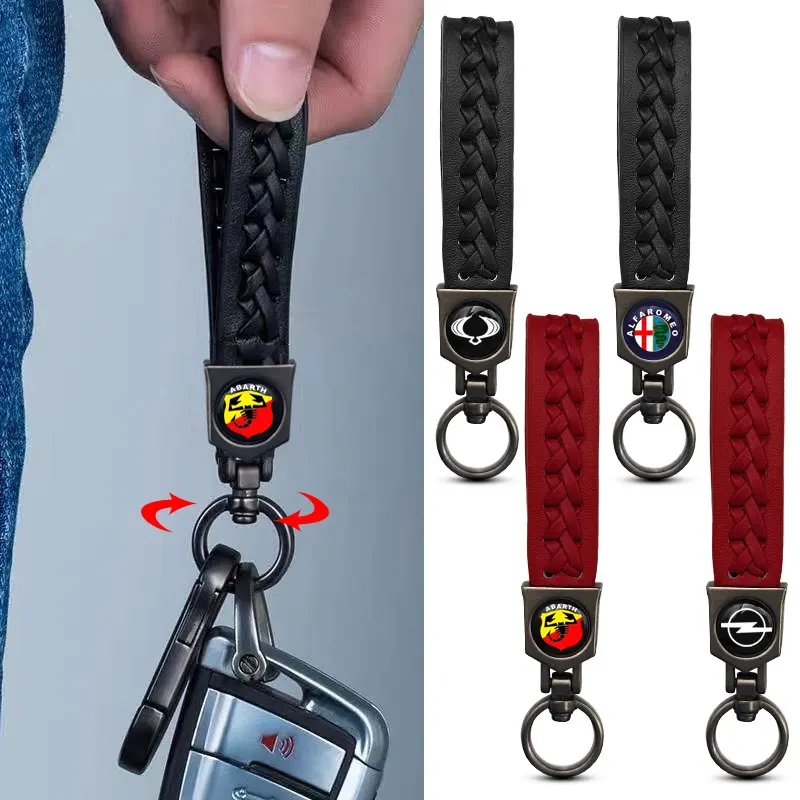 Кольцо для ключей с кожаным шнуром и логотипом автомобиля Chevrolet Trax Sonic Cruze Malibu Tahoe