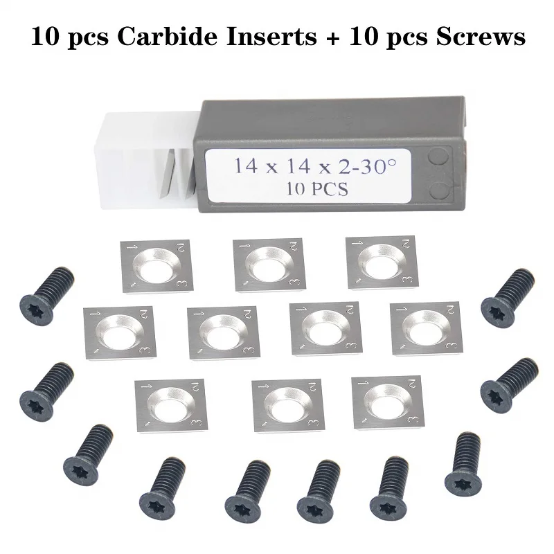 Твердосплавные пластины 14 мм сменные квадратные прямые фрезы для гризли T21348 и