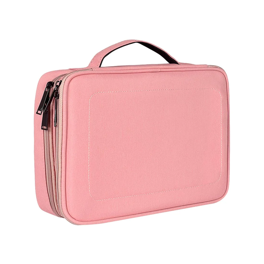 pink Цифровые аксессуары, сумка для хранения, дорожный Кабельный органайзер, сумка для гаджетов, портативный чехол, большая емкость, органайзер для электроники - Цвет: pink