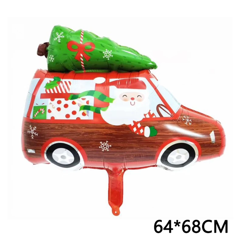 Рождественская елка Декор для дома 2020 Рождественский автомобиль фольги