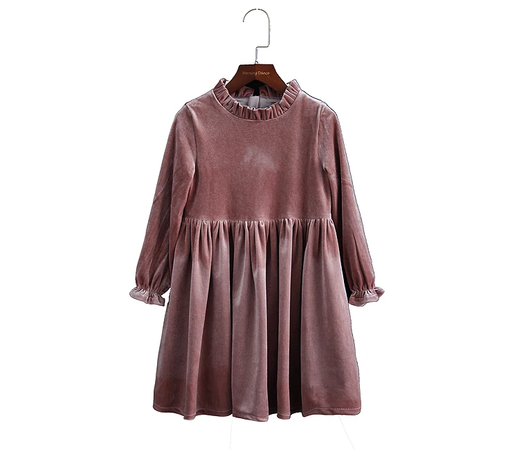 Abito da sera per ragaza adolescente 3-12 anni abito da Natale abito Going per bambini autunno nuva versione coreana dell