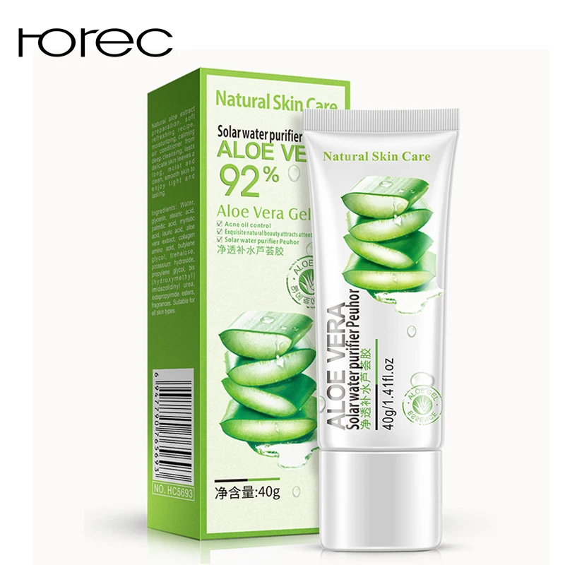 

Natural Aloe Vera Smooth Gel Acne Whitening Treatment Face Cream for Hydrating Moist Repair After Sun Sleeping Mask