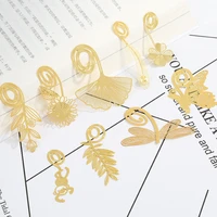 1pc rose butterfly feather bookmark diy decor accessories book mark page folder office school supplies stationery