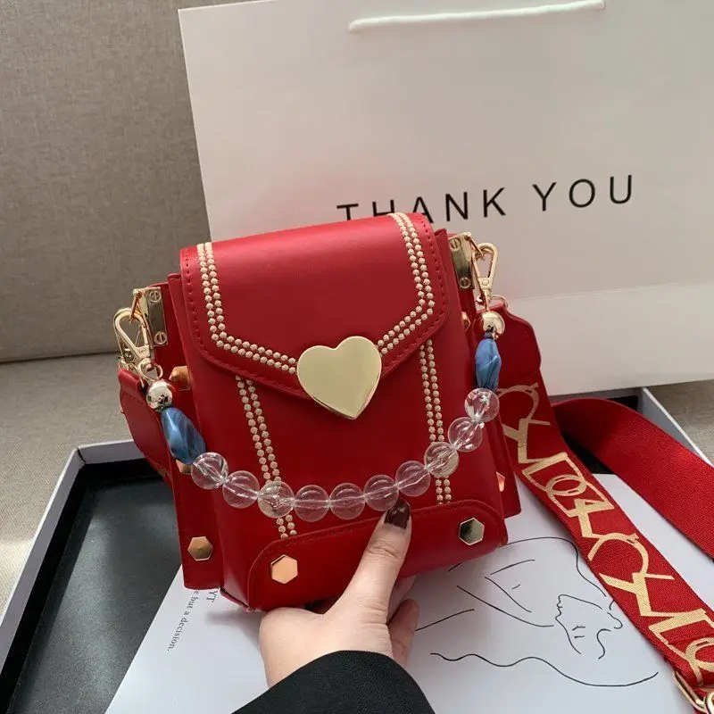 

Autumn and Winter New 2021 Women's Texture Western Style Internet Celebrity Mobile Phone Bag Crossbody Small Square Bag
