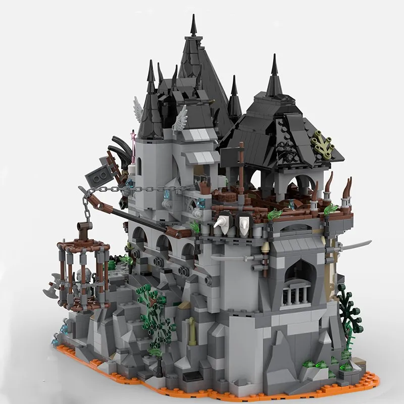 

Modular Costume Shop House Model Building Blocks MOC-14603 Alternative to 71040 City Street View Constructor Toys for Kids Gifts