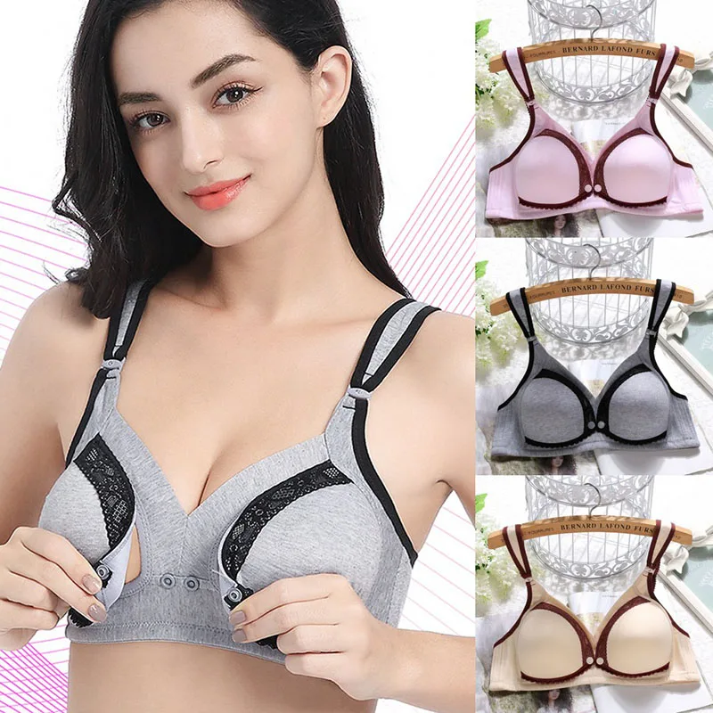 Бюстгальтер для кормящих мам кормления нижнее белье большого размера Одежда
