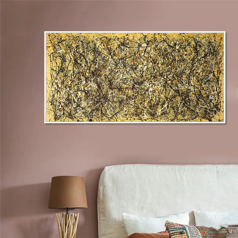 Один номер 31 1950 по Jackson Pollock спрей плакаты с живописью и принты Картины для