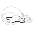 Новая одноразовая маска для лица, щит, небулайзер, трубка для взрослых, кислородная маска с трубкой