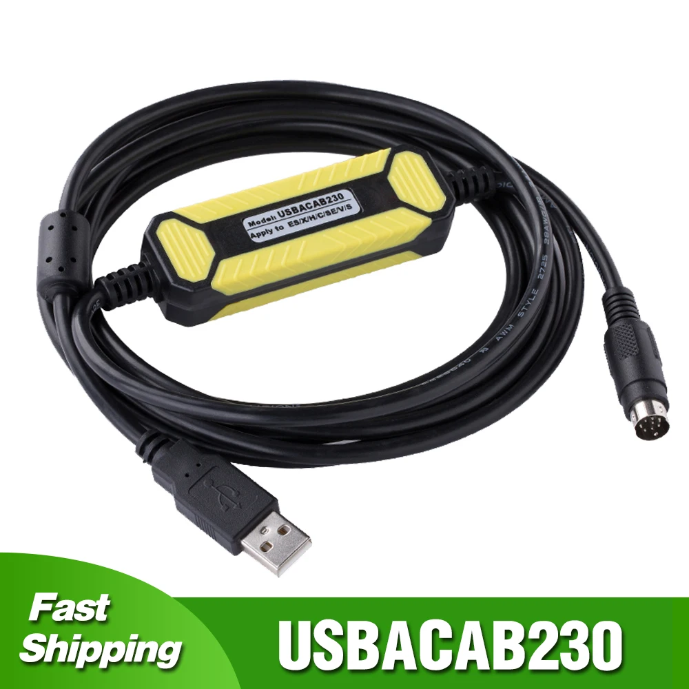 USBACAB230 Для Delta DVP ES EX EH EC SE SV SS PLC Кабель для программирования USB к RS232 адаптер Xinje XC/XD/XE