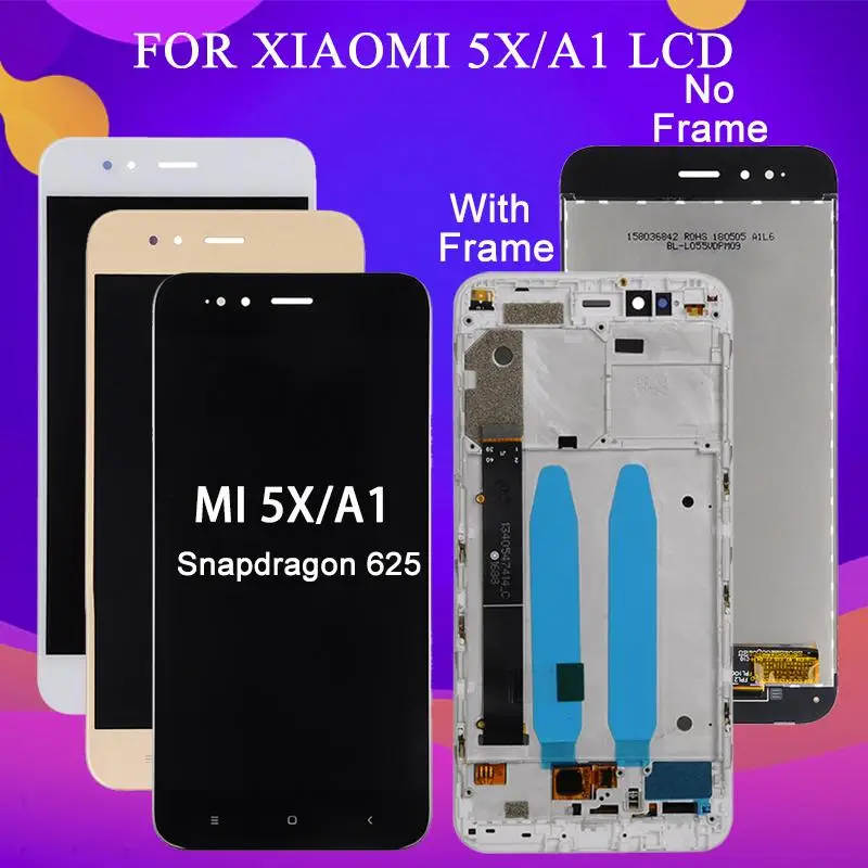 CattenyАкция Dinamico для Xiaomi 5X ЖК экран Mi5X MI дисплей с сенсорной панелью дигитайзер
