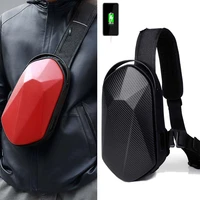 eva men shoulder bags anti collision usb charging sling bag crossbody bags water repellent casual travel messenger bag male 2021