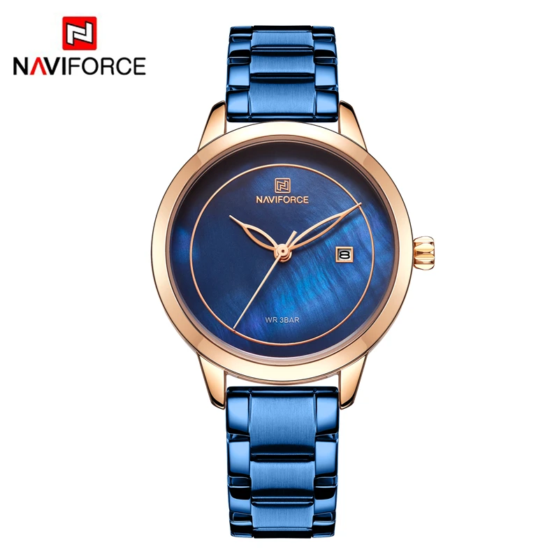 NAVIFORCE Ladies Brand Luxury Women Watches Waterproof Fashion Womenes Gift For Wife Watch Quartz Wrist Relogio Feminino | Наручные часы
