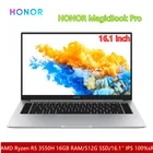 Ноутбук HONOR MagicBook Pro, AMD Ryzen R5 3550H, 16 ГБ ОЗУ, 512 Гб SSD, 16,1 дюйма, IPS 100% sRGB