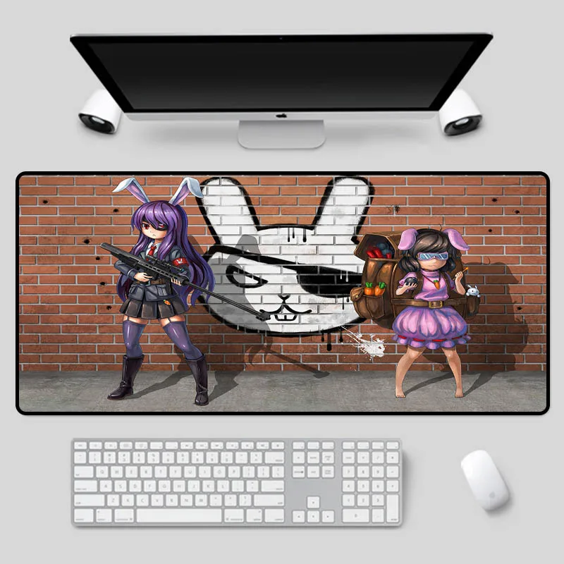 

XGZ Cool anime mouse pad One Piece cute little boy table mat high-speed e-sports non-slip keyboard pad