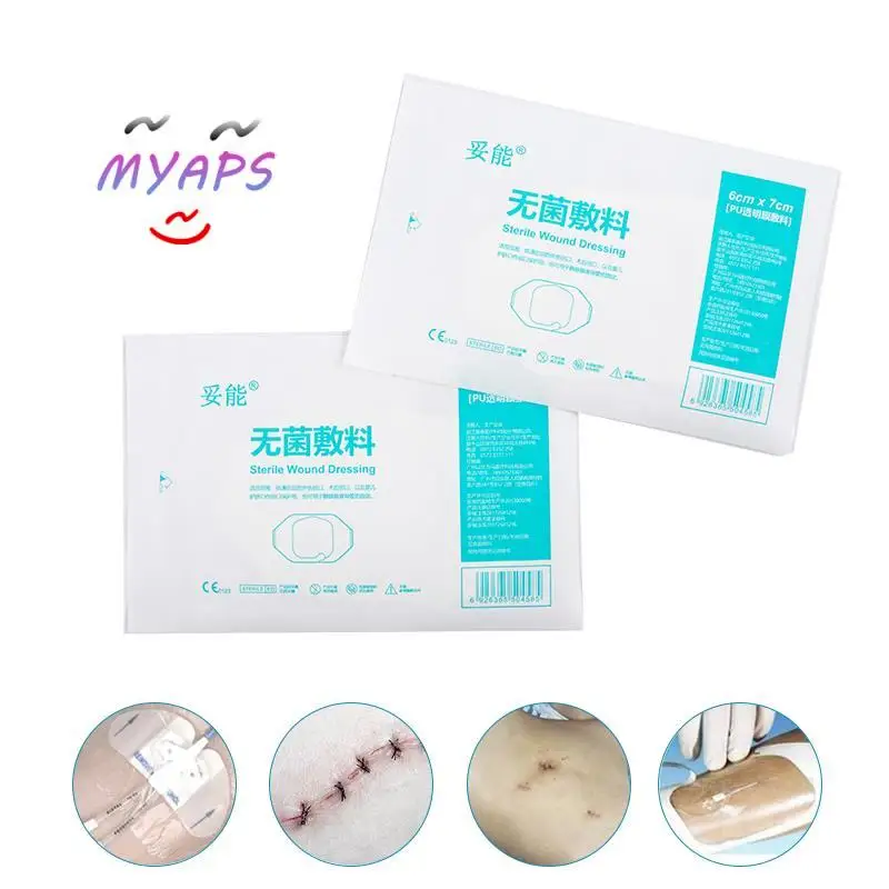 

Стерильная Водонепроницаемая наклейка для фиксации катетера, 6 х7 см, 2 шт.