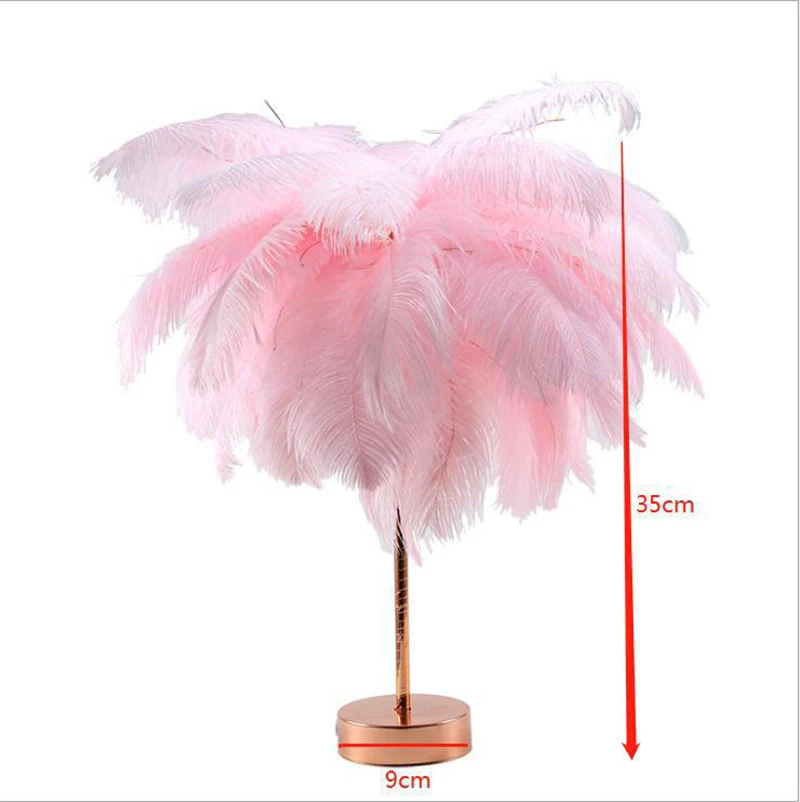 

Remote Control Feather Night Lamp USB/AA Battery Power Creative Light Tree Feather Wedding Home Bedroom Living Room Home Decor