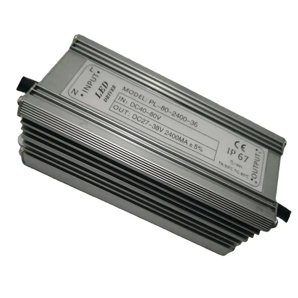 

80W 2400mA Constant Current Power Supply LED Dimmable Driver Regulator