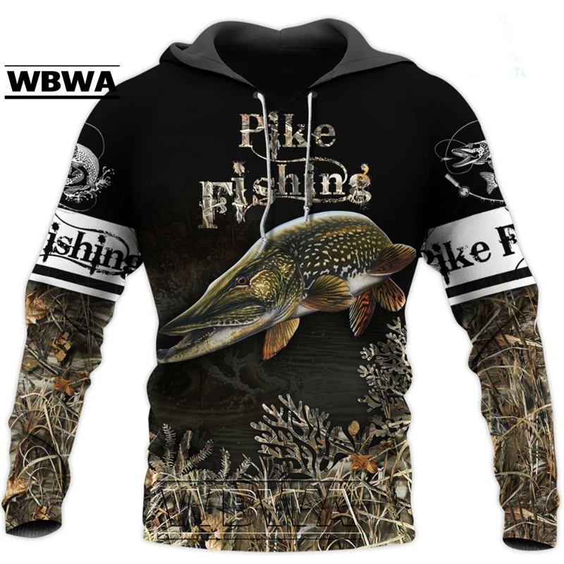 Красивая Мужская Роскошная толстовка с 3D-принтом для ловли нахлыстом Свитшот