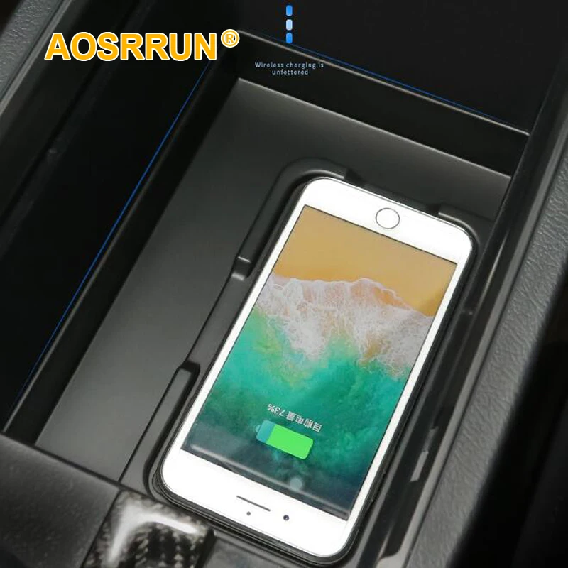Автомобильное беспроводное зарядное устройство зарядная плата центральный