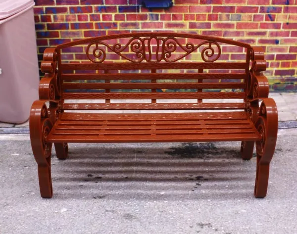 

1/6 soldier doll doll scene with bench model toy 12 inch doll available scene prop accessories