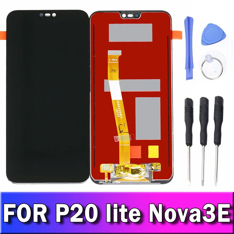 replacement repair mobile phone touch panel 5 84 lcd display touch screen assembly suitable for huawei p20 lite accessory free global shipping