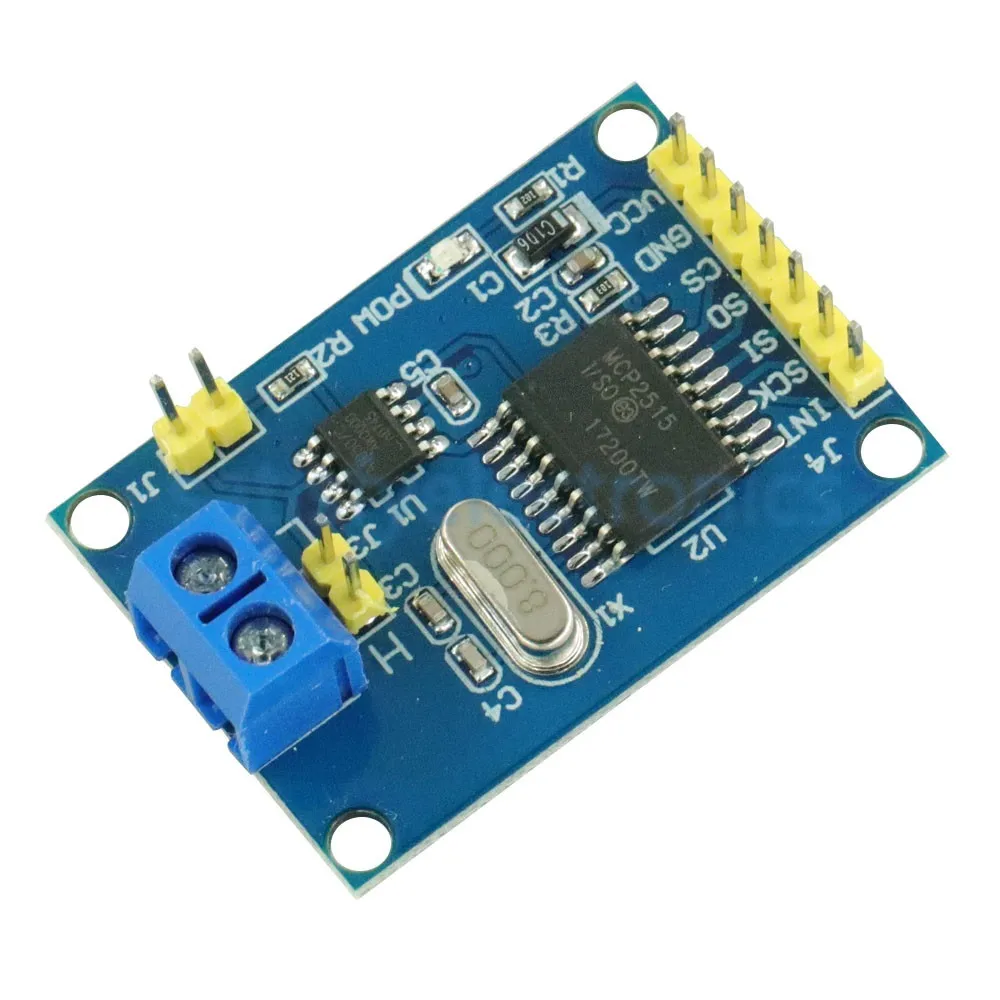Плата модуля CAN Bus MCP2515 TJA1050 приемник SPI для 51 MCU контроллер рычага Новинка|spi|spi modulespi
