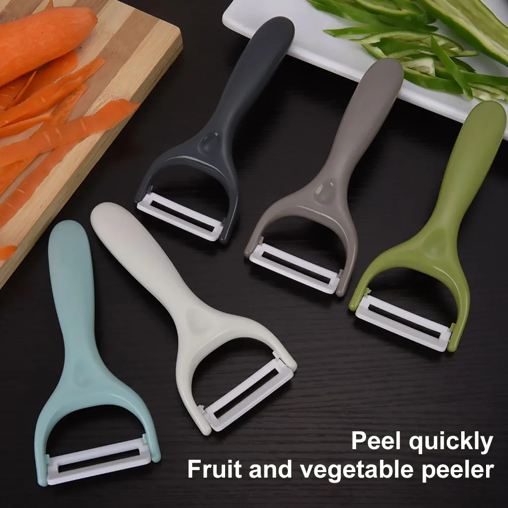 

New 1PC Multifunctional Ceramic Peeler Vegetables Fruits Peeling Tool Potato Scraper Kitchen Gadget